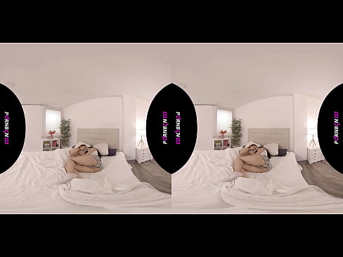❤️ PORNBCN VR Twa jonge lesbiennes wurde geil wekker yn 4K 180 3D firtuele realiteit Geneva Bellucci Katrina Moreno Homemade porno by wy ️❤